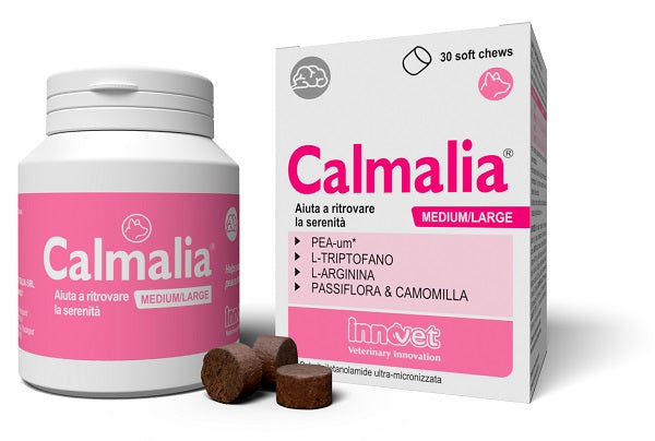 Calmalia Medium/Large Mangime Complementare Per Cani 30 Soft Chews