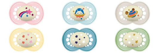 Mam Succhietto Original Night Silicone 2 Pezzi 16 Mesi+