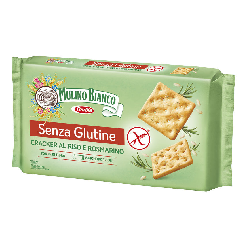 MULINO BIANCO Crackers Riso Rosmarino 200g 6 monoporz.