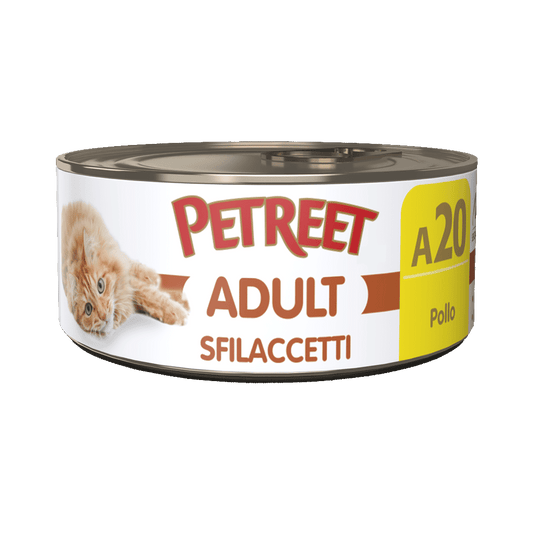 Petreet Adult Sfilaccetti Di Pollo Per Gatti Lattina 70g