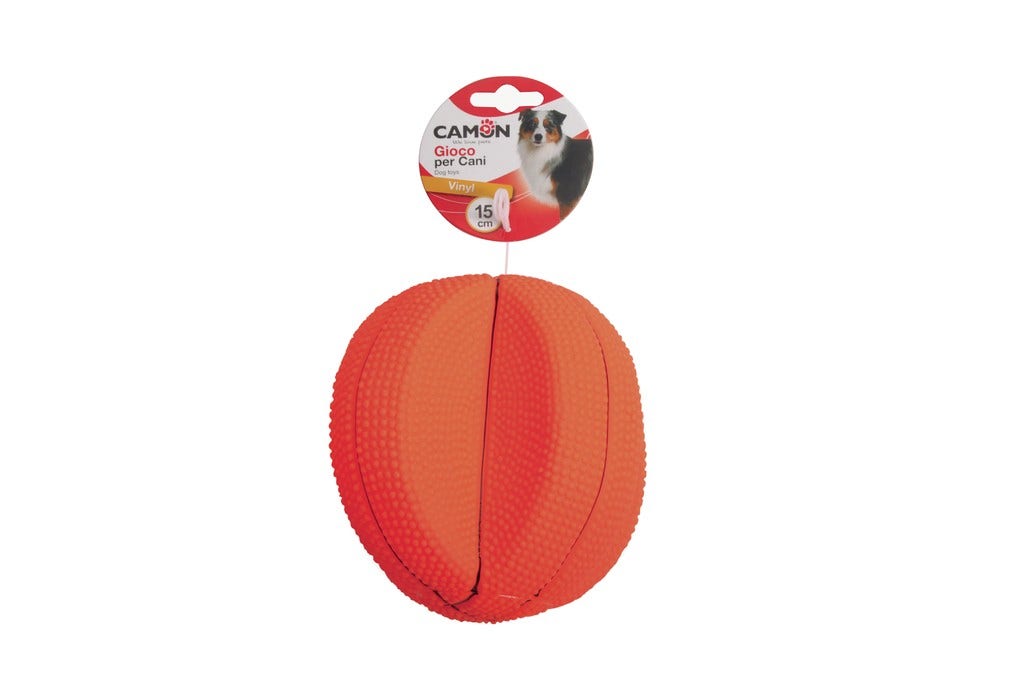 Camon Palla Vinile Calcio-Basket 15cm Per Cani