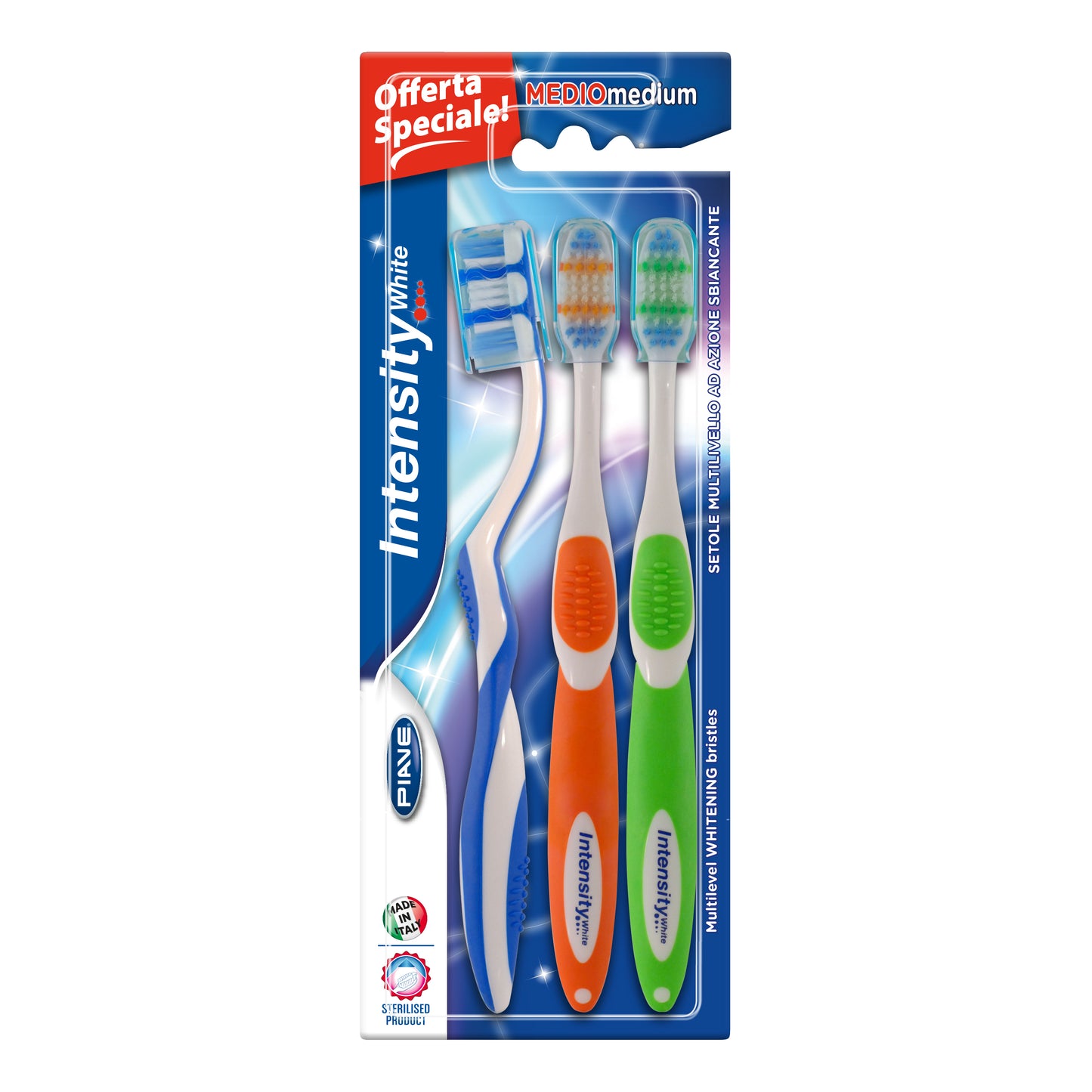 KIT SPAZZOLINO INTENSITY WHITE