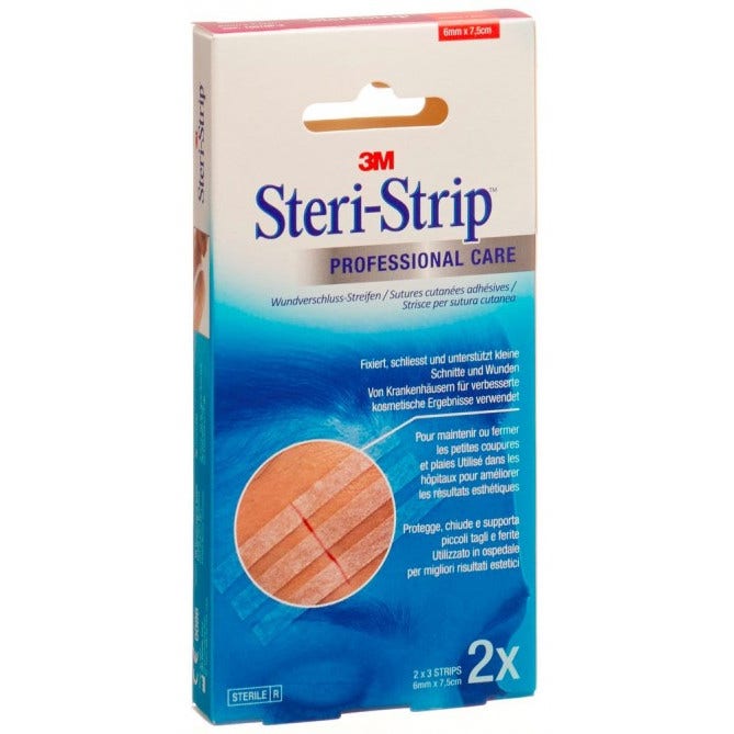 STERISTRIP SKIN 6X75MM 6 STRISCE