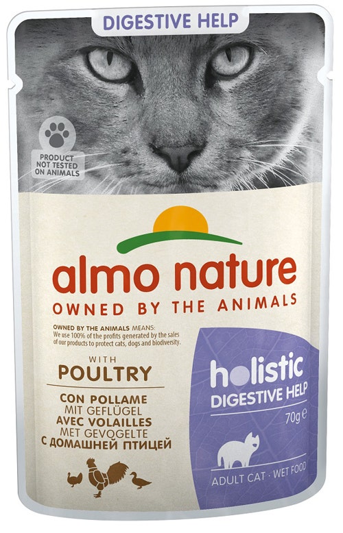 Almo Nature Holistic Digestive Help Pollame Cibo Umido Per Gatti Adulti Bustina 70g