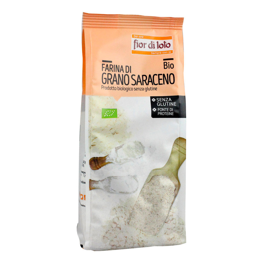 FIOR DI LOTO Farina Grano Saraceno Bio 375g