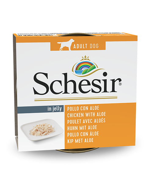 Schesir Pollo Con Aloe Cibo Umido Cani Adulti Lattina 150 g