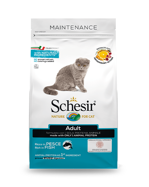 Schesir Adult Crocchette Gatti Adulti Ricco In Pesce Sacco 400 g