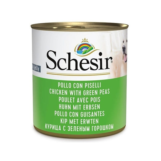 Schesir Pollo Con Piselli Cibo Umido Cani Adulti Lattina 285g