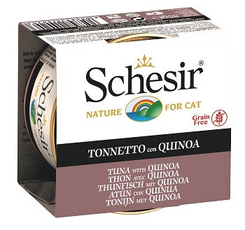 Schesir Tonnetto Con Quinoa Cibo Umido Gatti Adulti Lattina 85g