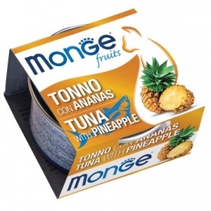 Monge Fruits  Tonno Con Ananas Cibo Umido Per Gatti Adulti 80g