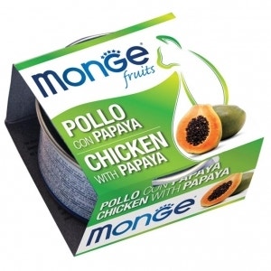 Monge Fruits Pollo Con Papaya Cibo Umido Per Gatti Adulti 80g