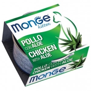 Monge Fruits Pollo E Aloe Cibo Umido Per Gatti Cuccioli 80g