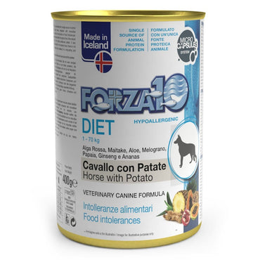 Forza10 Diet Cavallo E Patate Cibo Umido Cani Adulti Barattolo 400g