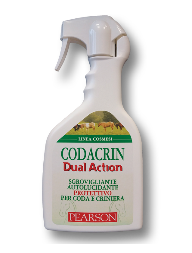 Guglielmo Pearson Codacrin Dual Action Sgrovigliante/Autolucidante/Protettivo Per Coda E Criniera Equini 700ml