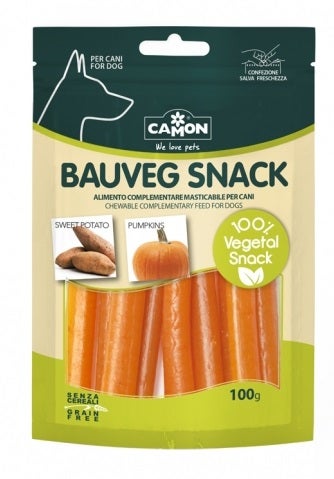Camon Snack Patata Dolce/Zucca Per Cani 100g