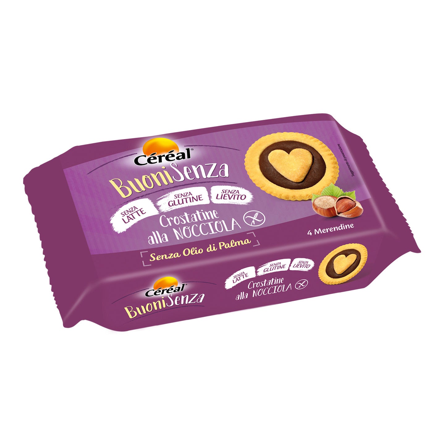 CEREAL Buoni Senza Crostatine Nocciola 4x37,5g