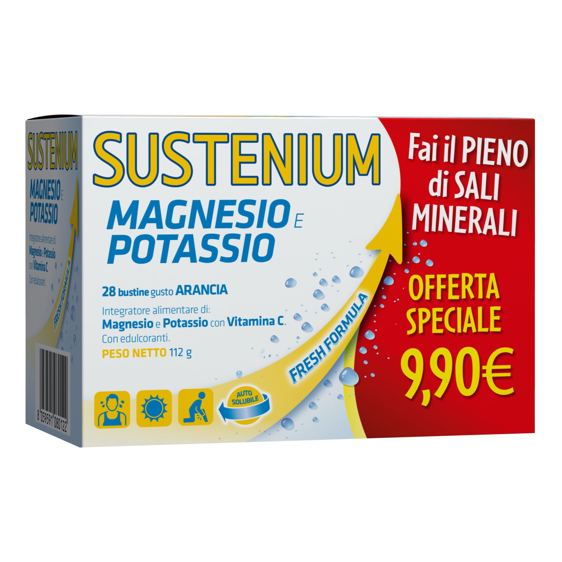 SUSTENIUM MAGNESIO E POTASSIO 28 BUSTE PROMO