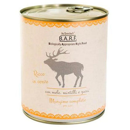 Barf Menu Completo Cibo Umido Trito Di Selvaggina Per Cani Lattina 800g