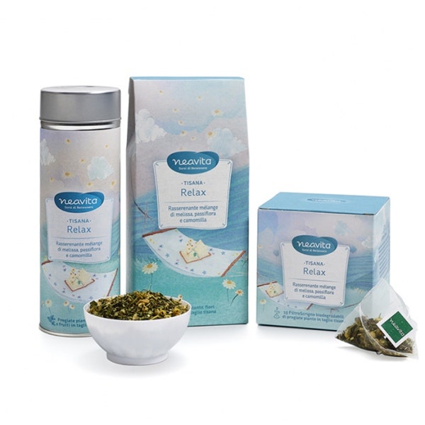 Neavita Silver Tin Tisana Relax 50g