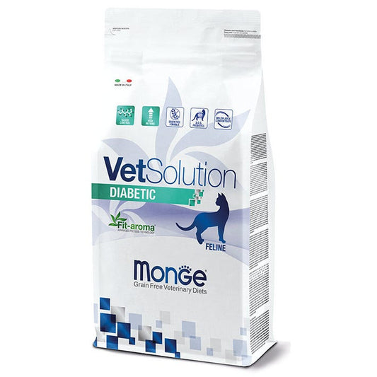 Monge Vetsolution Diabetic Linea Medica Cibo Secco Gatti Sacco 400g