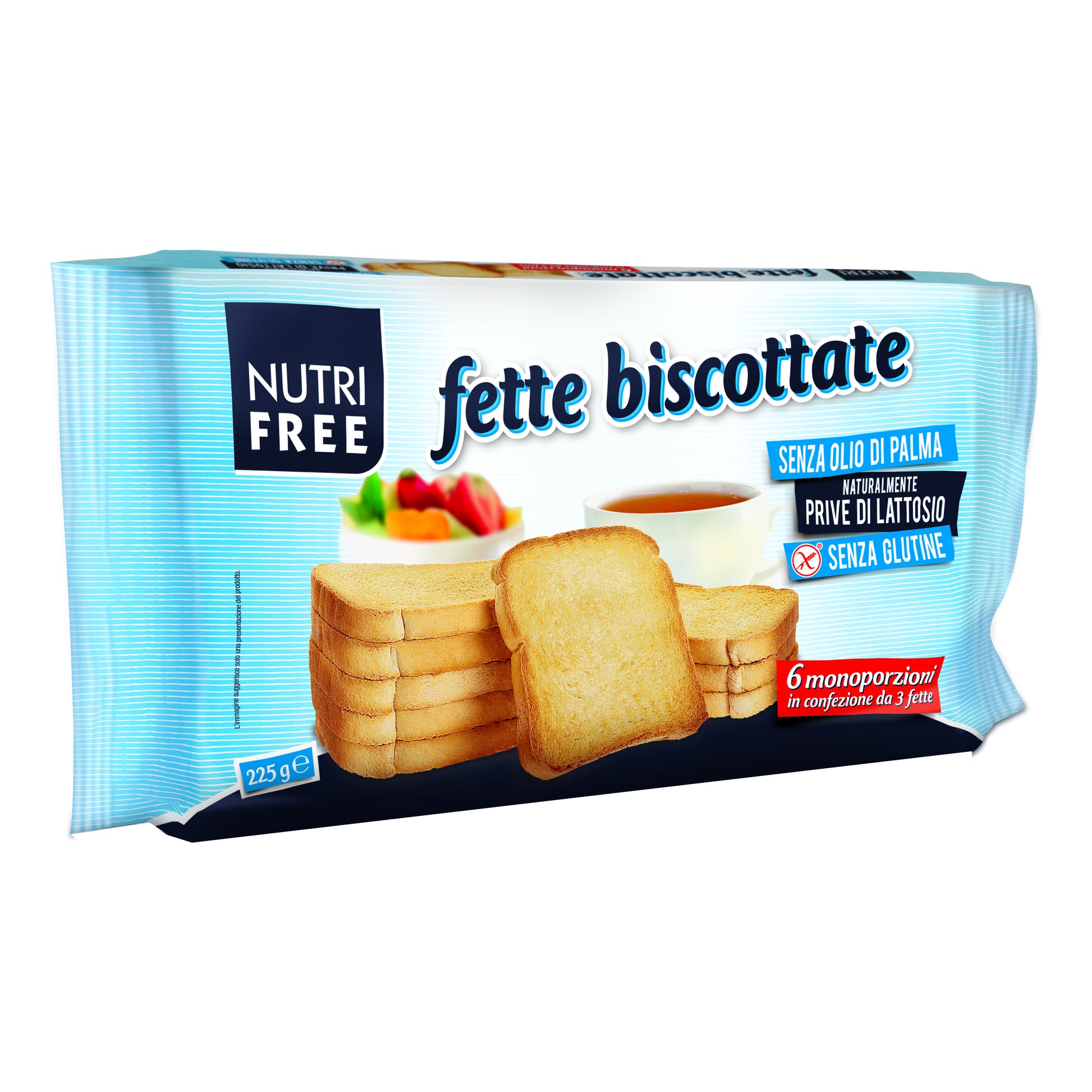NUTRIFREE FETTE BISC 225G