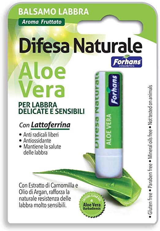 Forhans Balsamo Labbra Difesa Naturale Aloe Vera