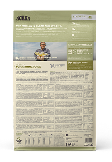Acana Adult Yorkshire Pork Crocchette Maiale Per Cane Sacco 2kg