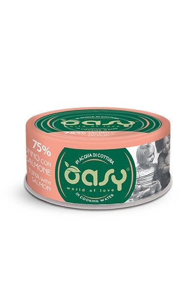 Oasy More Love Gatto  Tonno con Salmone 70g