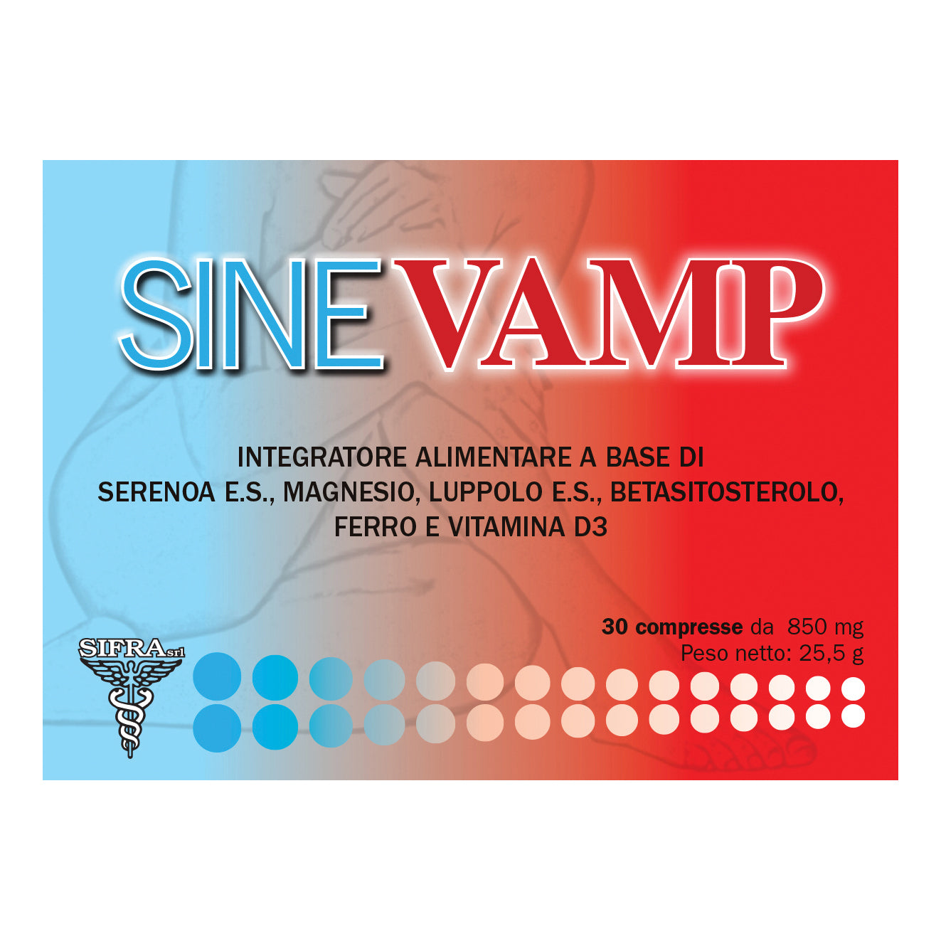 SINEVAMP 30CPR 850MG