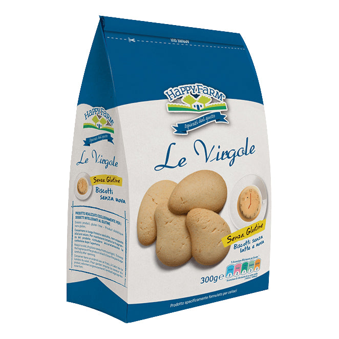 HAPPY FARM Biscotti Virgole Classiche 300g