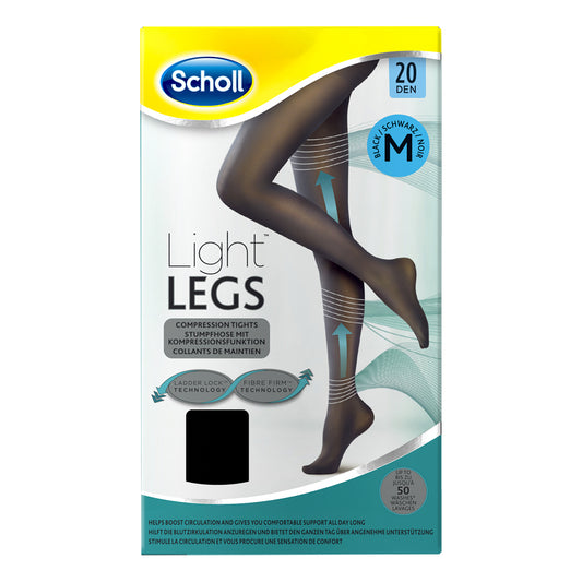 SCHOLL LIGHTLEGS 20 DEN M NERO