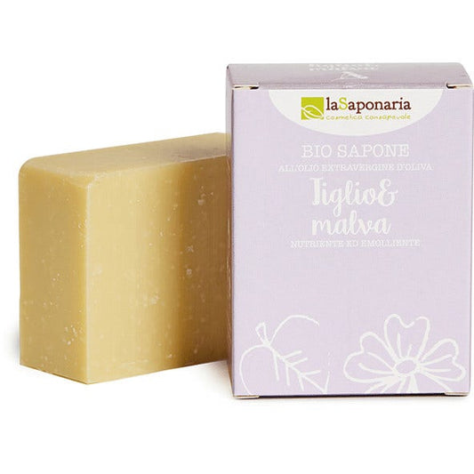 La Saponaria Bio Sapone Tiglio/Malva 100g