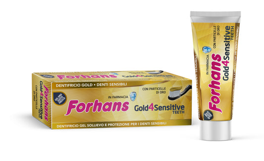 FORHANS GOLD4WHITE DENTIFRICIO 75ML