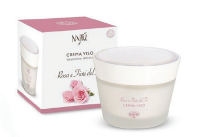 Najtù Rosa E Fiori Del Te' Crema Viso Idratante 50g