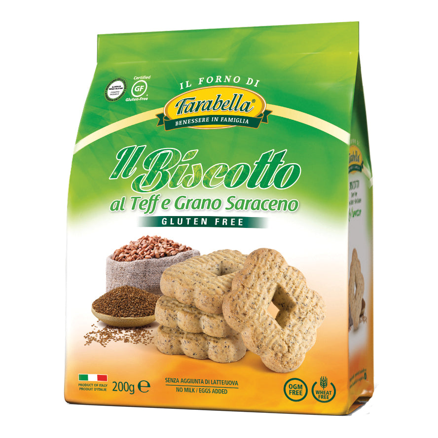 FARABELLA Biscotto Teff e Grano Saraceno 200g