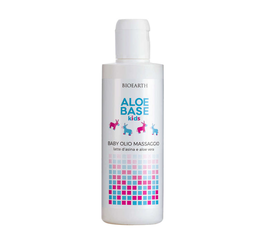 Bioearth Aloe Base Kids Olio Massaggio 200ml