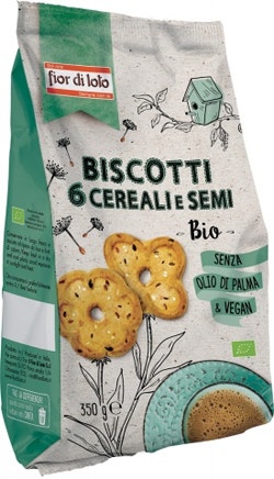 Fior Di Loto Biscotti 6 Cereali E Semi 350g