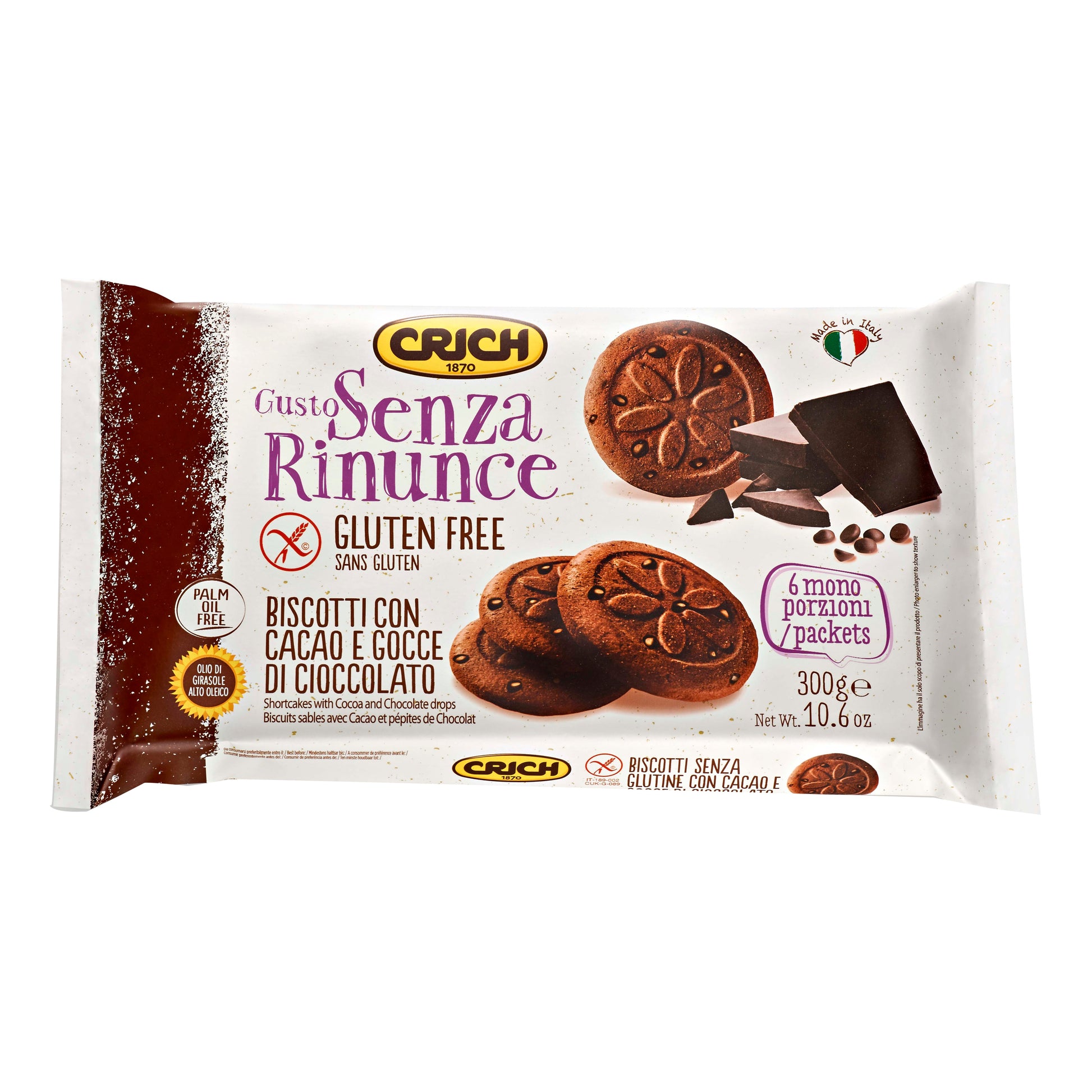 CRICH Bioscotti Gocce Cioccolato 300g