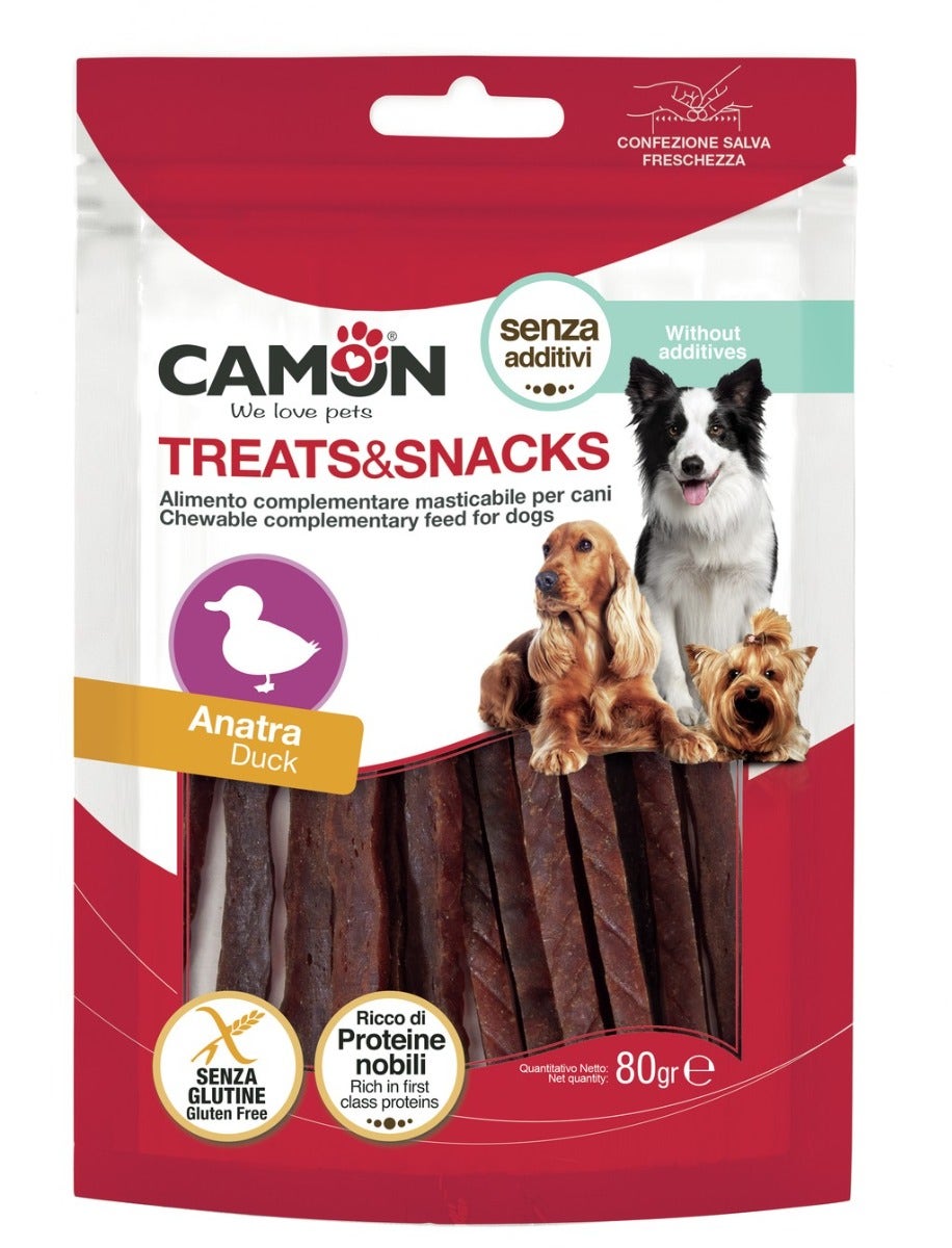 Camon Anatra Soft Sticks Per Cani 80g 11cm