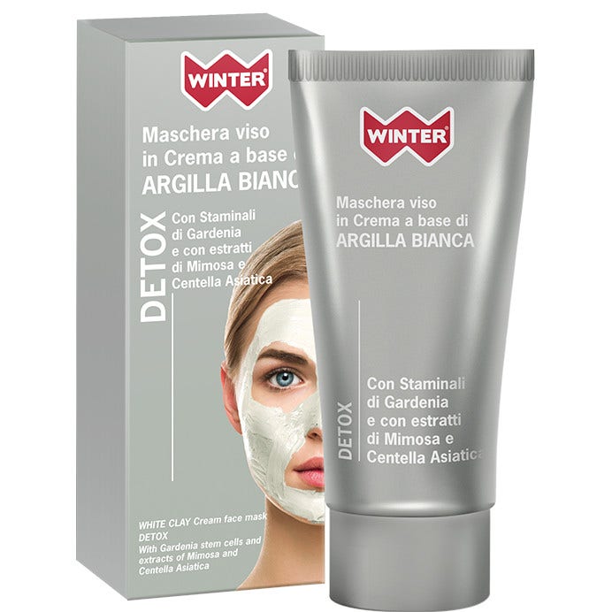 Winter Maschera Viso In Crema Detox Argilla Bianca 50ml