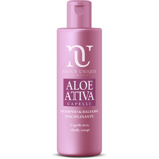 Natur Unique Aloe Attiva Shampoo e Balsamo Disciplinante 250ml