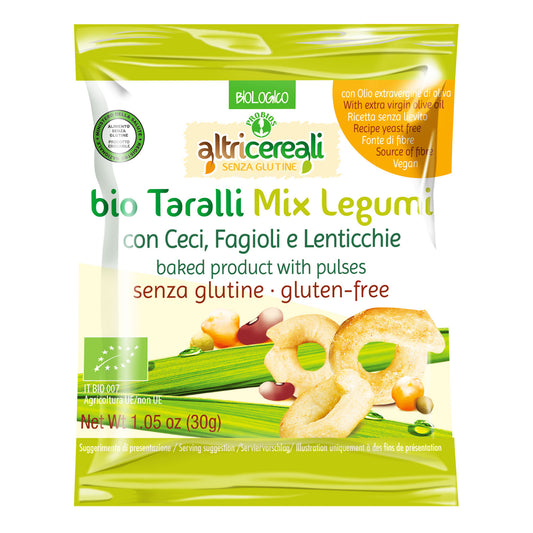 ALTRICEREALI Taralli Mix Legumi 30g
