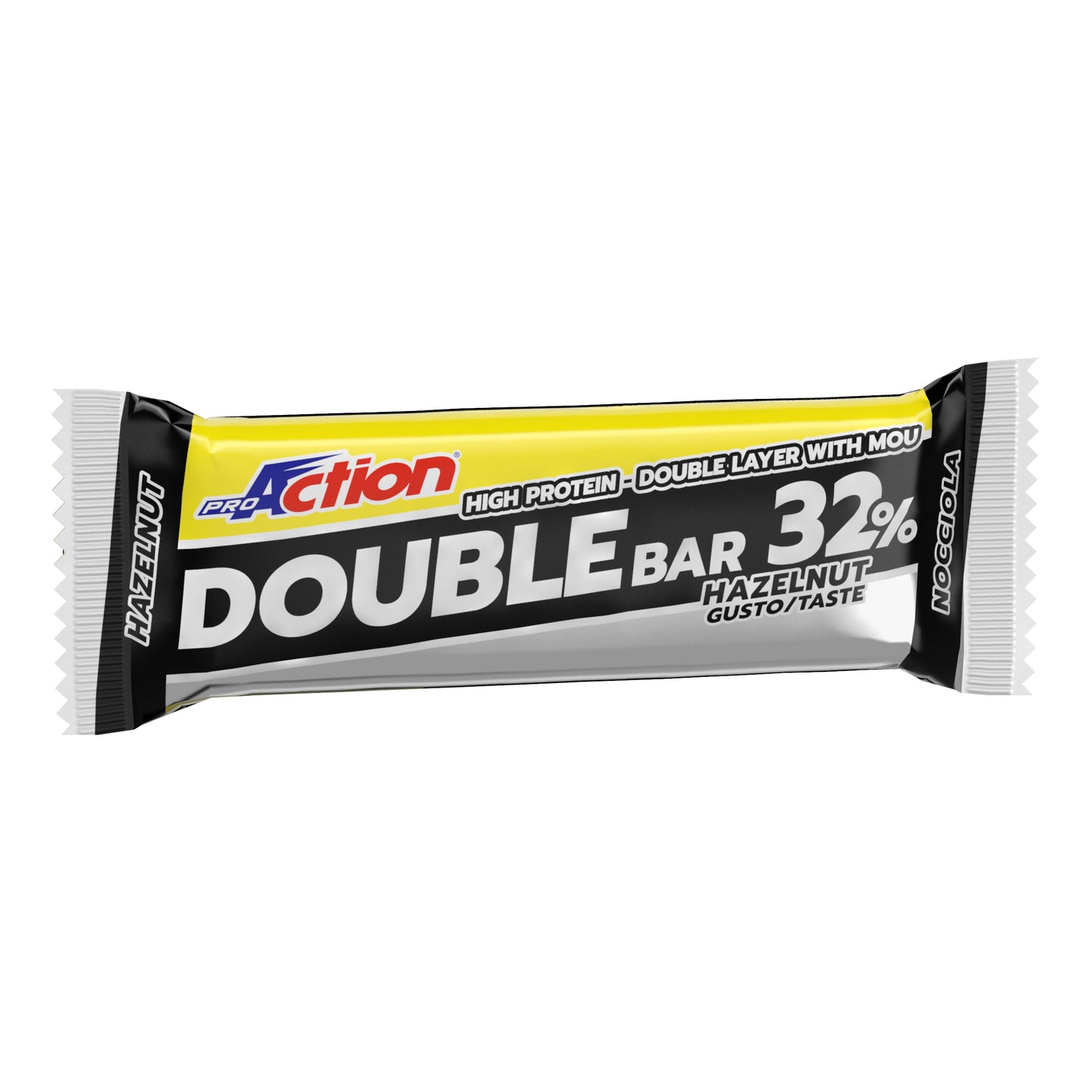 PROACTION Double Bar Nocciola Caramello 32% 50g