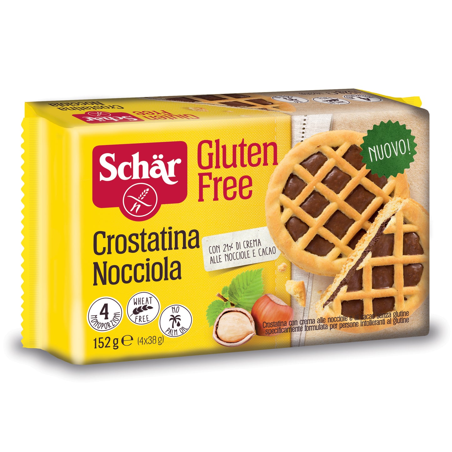 SCHAR CROSTATINA NOCCIOLA 4PZ