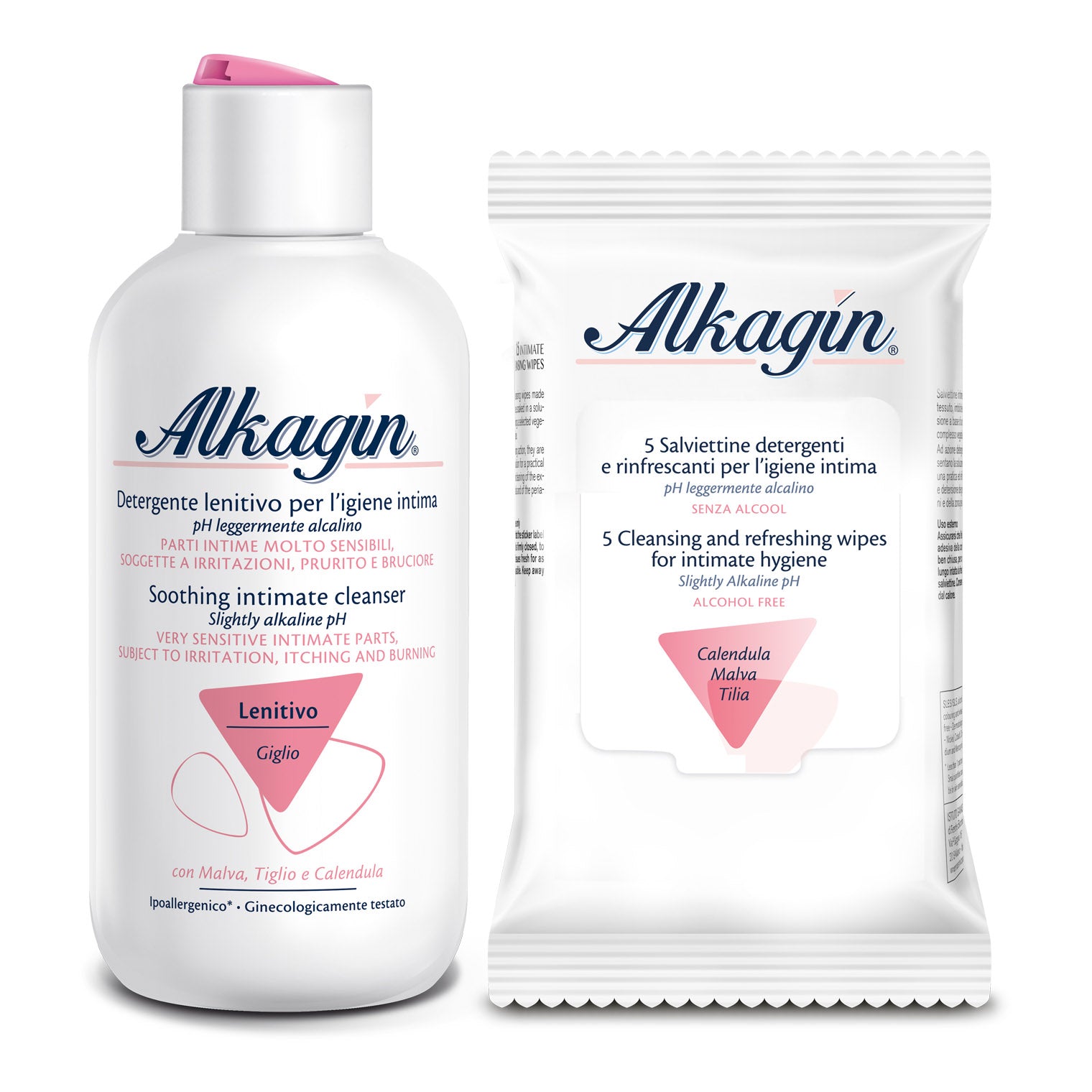 ALKAGIN PH 7 LEN DET+SALV 5PZ