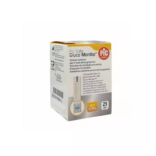 PIC STRISCE GLUCO MONITOR 25PZ