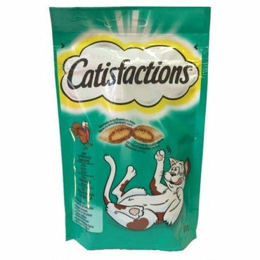 Catisfaction Snack Al Tacchino Per Gatti Bustina 60g