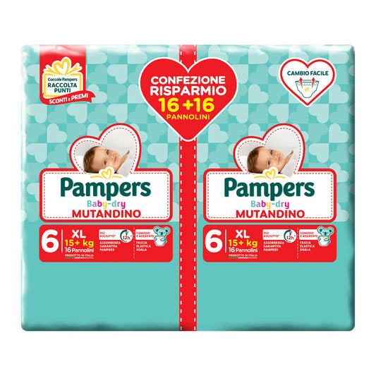 PAMPERS BD MUT VP TG6 EL 32PZ