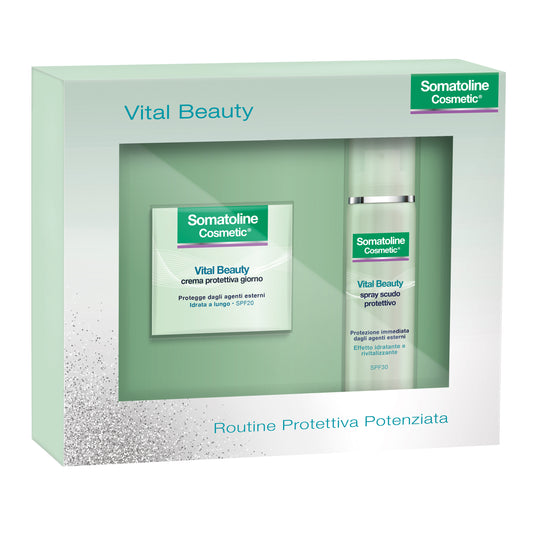 SOMATOLINE COSMETICS VISO VITAL BEAUTY CREMA GIORNO 50ML + SPRAY 50ML