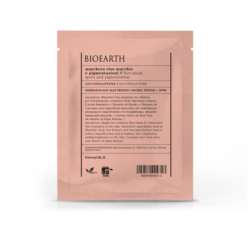Bioearth Maschera Viso Macchie E Pigmentazioni 15ml
